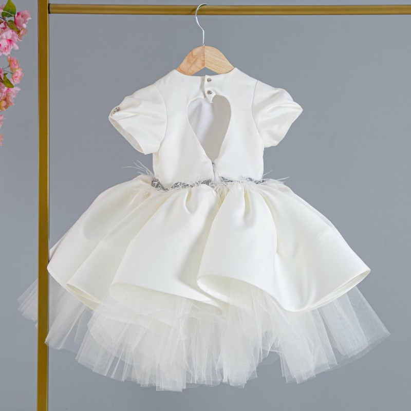  Loli Angel Girl Child Evening Dress Cream