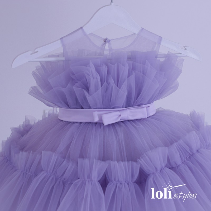 Loli Diana Girl Child Evening Dress Lilac