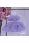 Loli Diana Girl Child Evening Dress Lilac