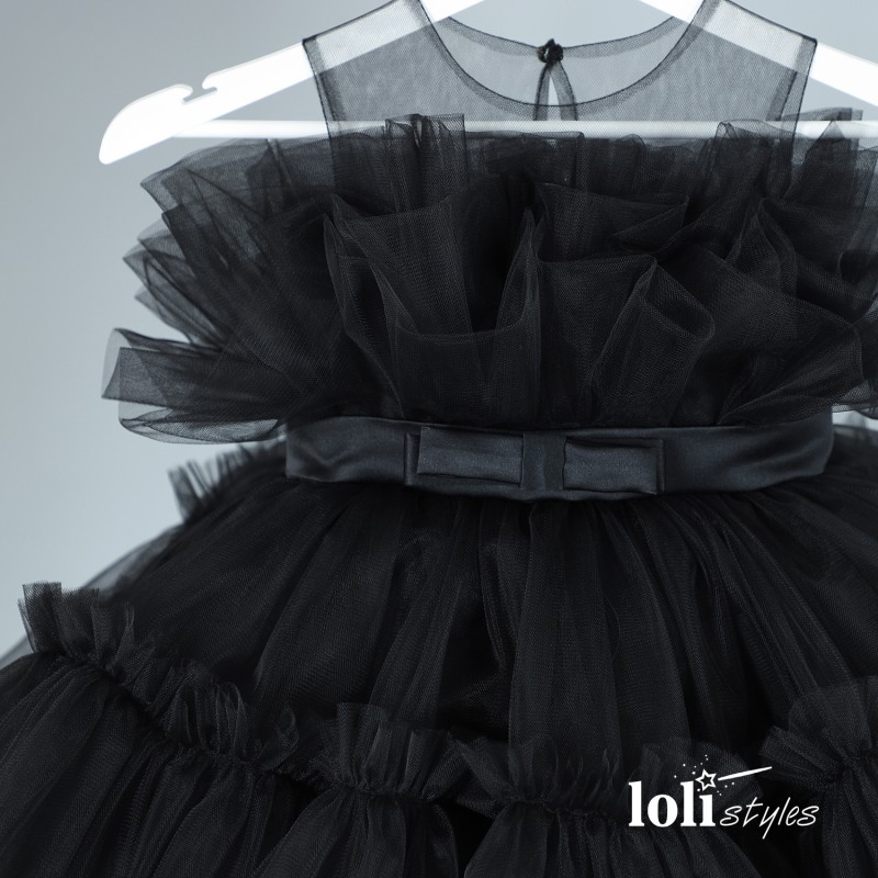 Loli Diana Girl Child Evening Dress Black