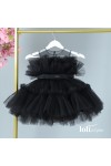 Loli Diana Girl Child Evening Dress Black