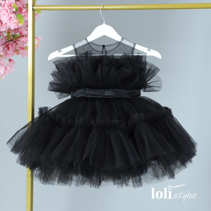 Loli Diana Girl Child Evening Dress Black