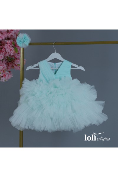 Loli Emily Girl Child Evening Dress Water Green