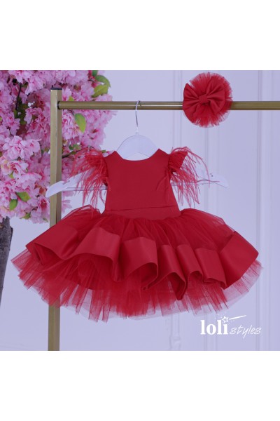 Loli Evelyn Girl Evening Dress Red