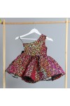 Loli Puffy Hologram Girl Child Evening Dress Pink