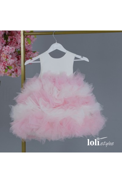 Loli Rainbow Girls Evening Dress Pink
