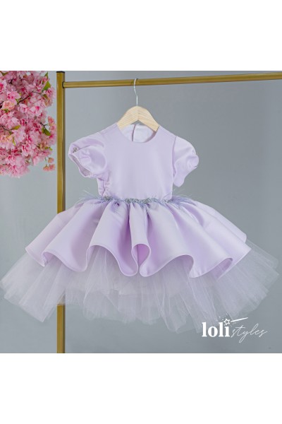 Loli Angel Girl Child Evening Dress Lilac