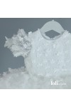 Loli Fiona White Layered Girls' Evening Dress